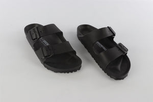 BIRKENSTOCK BLACK RUBBER SANDALS EU 38 UK 5 US 8