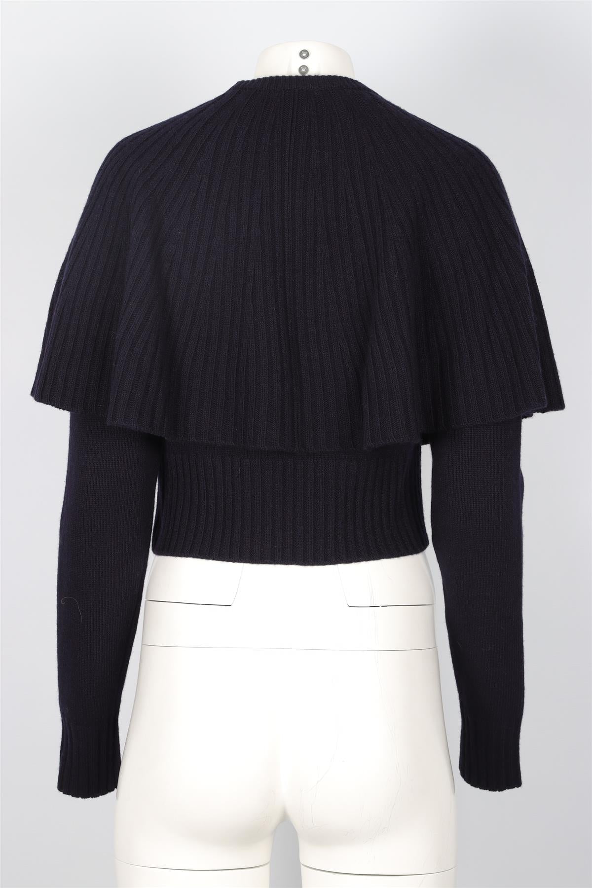 CHLOÉ BLUE WOOL SWEATER SMALL