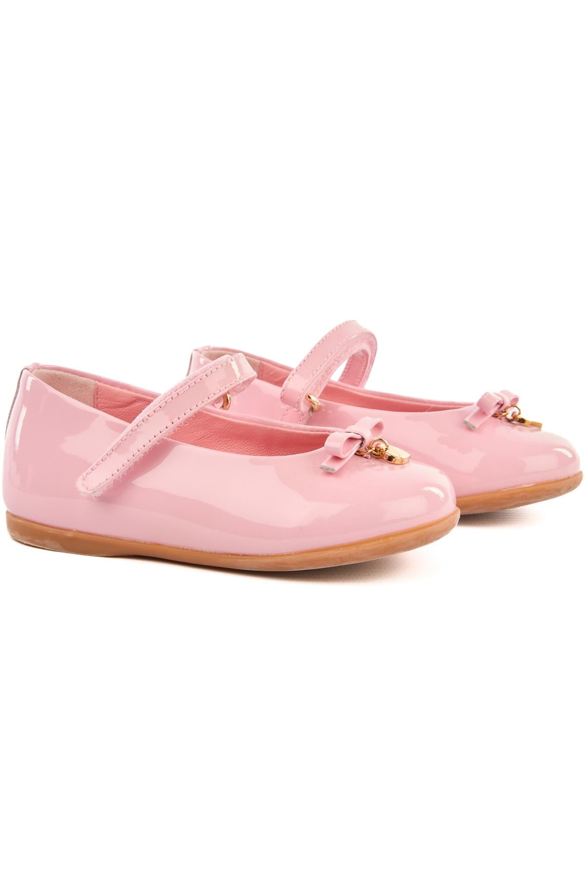 DOLCE & GABBANA PINK KIDS GIRLS BALLET FLATS EU 20 UK 3 US 4