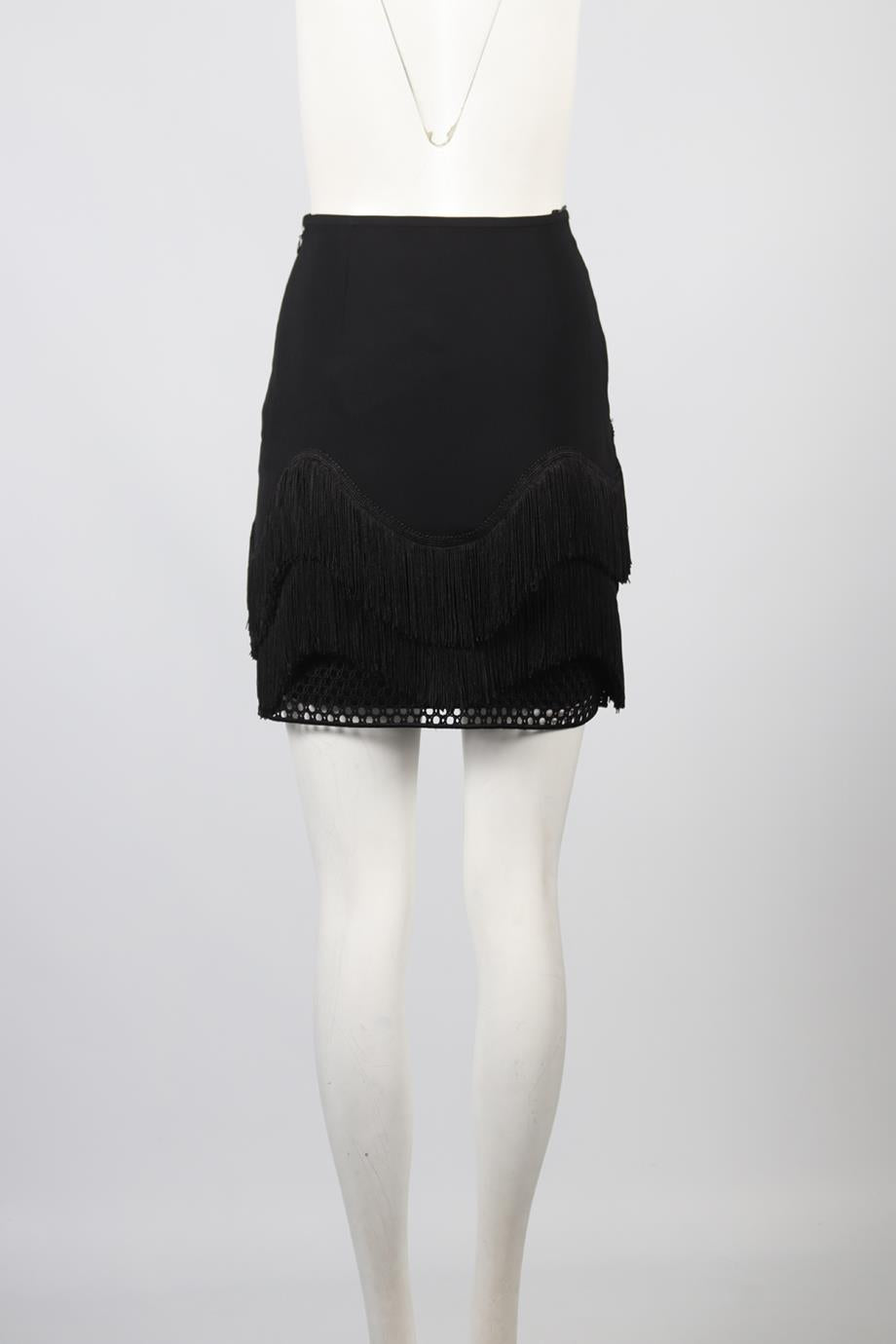 STELLA MCCARTNEY CREPE MINI SKIRT IT 36 UK 4