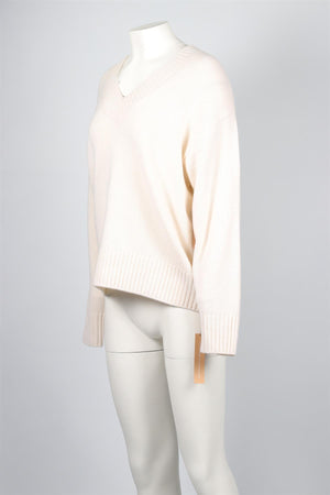 REFORMATION CREAM CASHMERE SWEATER XSMALL