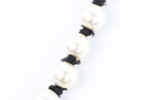 CHANEL IVORY 2016 CC PEARL NECKLACE