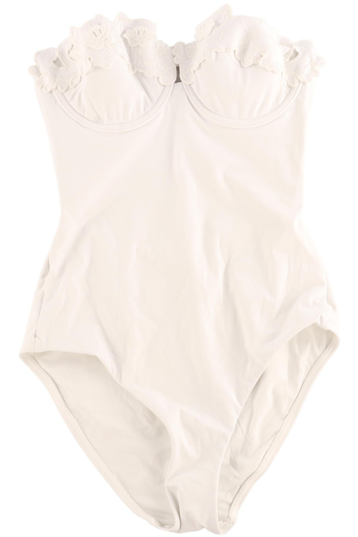 ZIMMERMANN WHITE SWIMSUIT UK 8