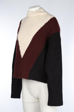 PROENZA SCHOULER MULTI CASHMERE SWEATER MEDIUM