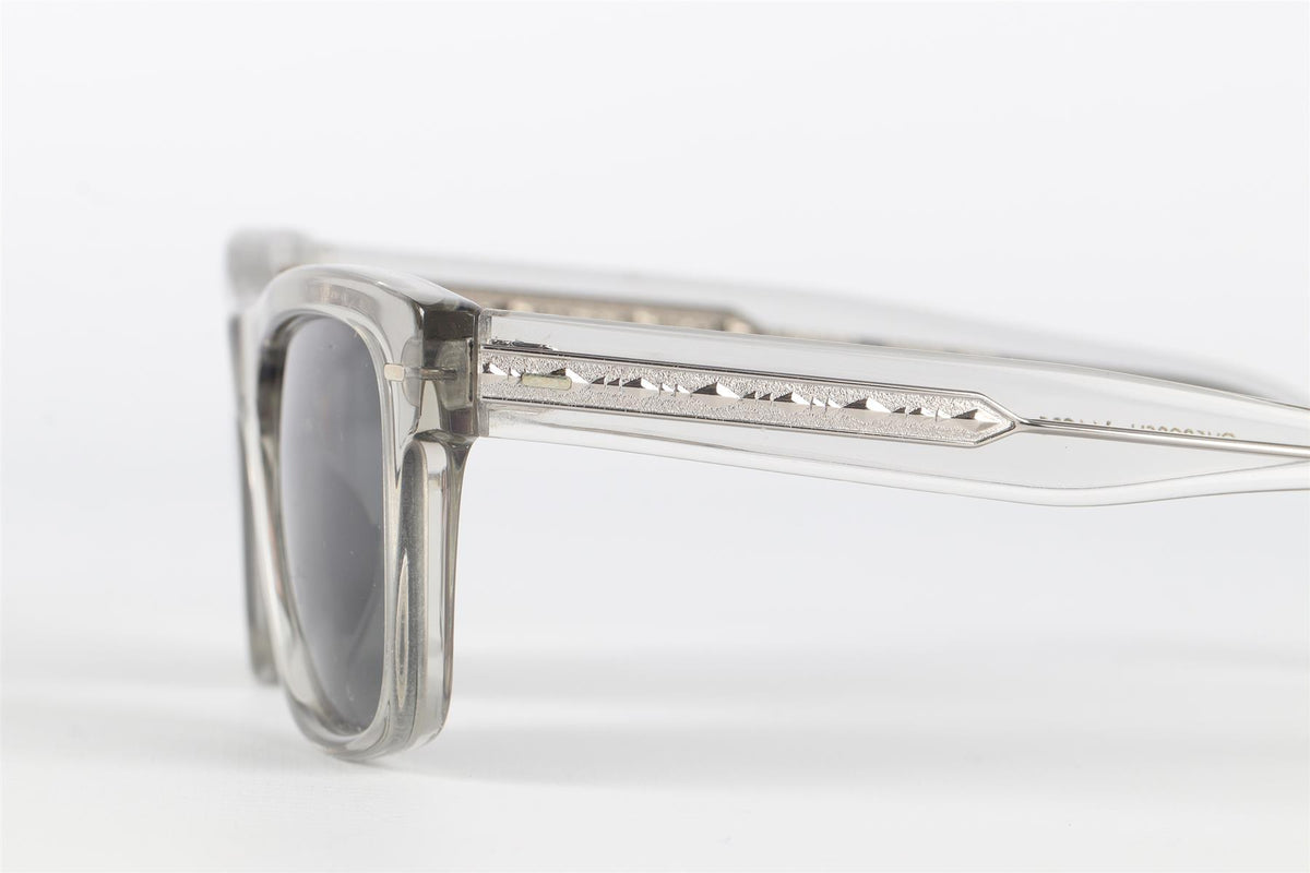 OLIVER PEOPLES CLEAR SQUARE FRAME ACETATE SUNGLASSES
