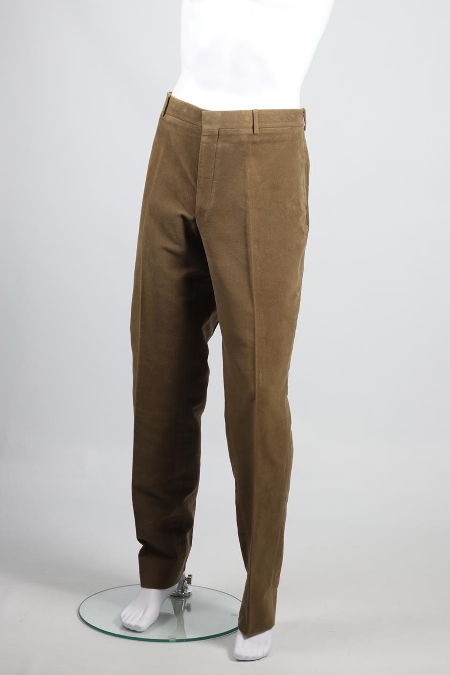 RALPH LAUREN MEN'S COTTON STRAIGHT LEG PANTS FR 40 UK/US WAIST 32