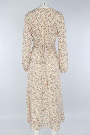 MIU MIU MULTI SILK MAXI DRESS IT 46 UK 14