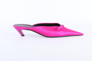 BALENCIAGA PINK SATIN MULES EU 38 UK 5 US 8