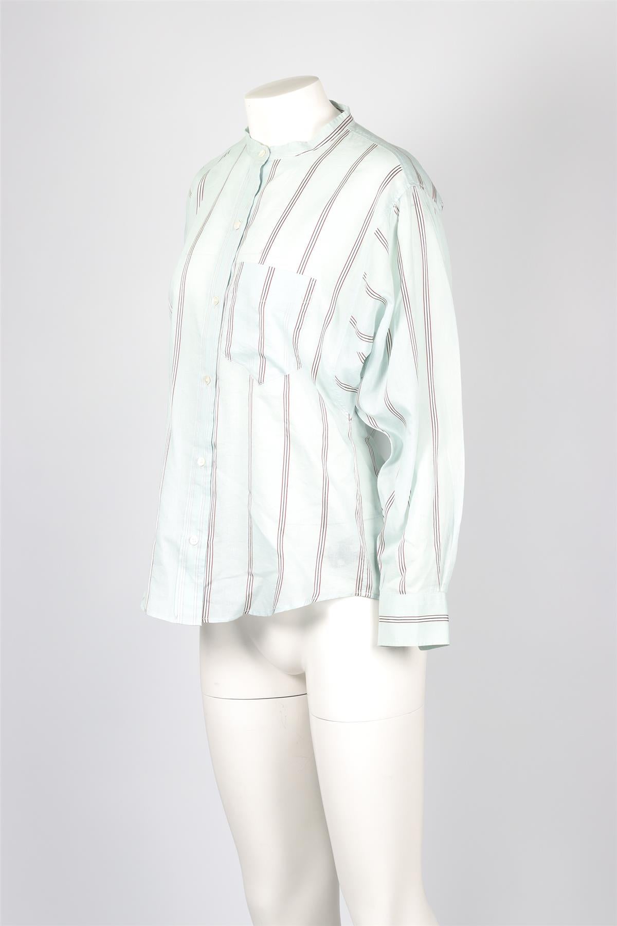 ISABEL MARANT ÉTOILE BLUE COTTON SHIRT FR 34 UK 6