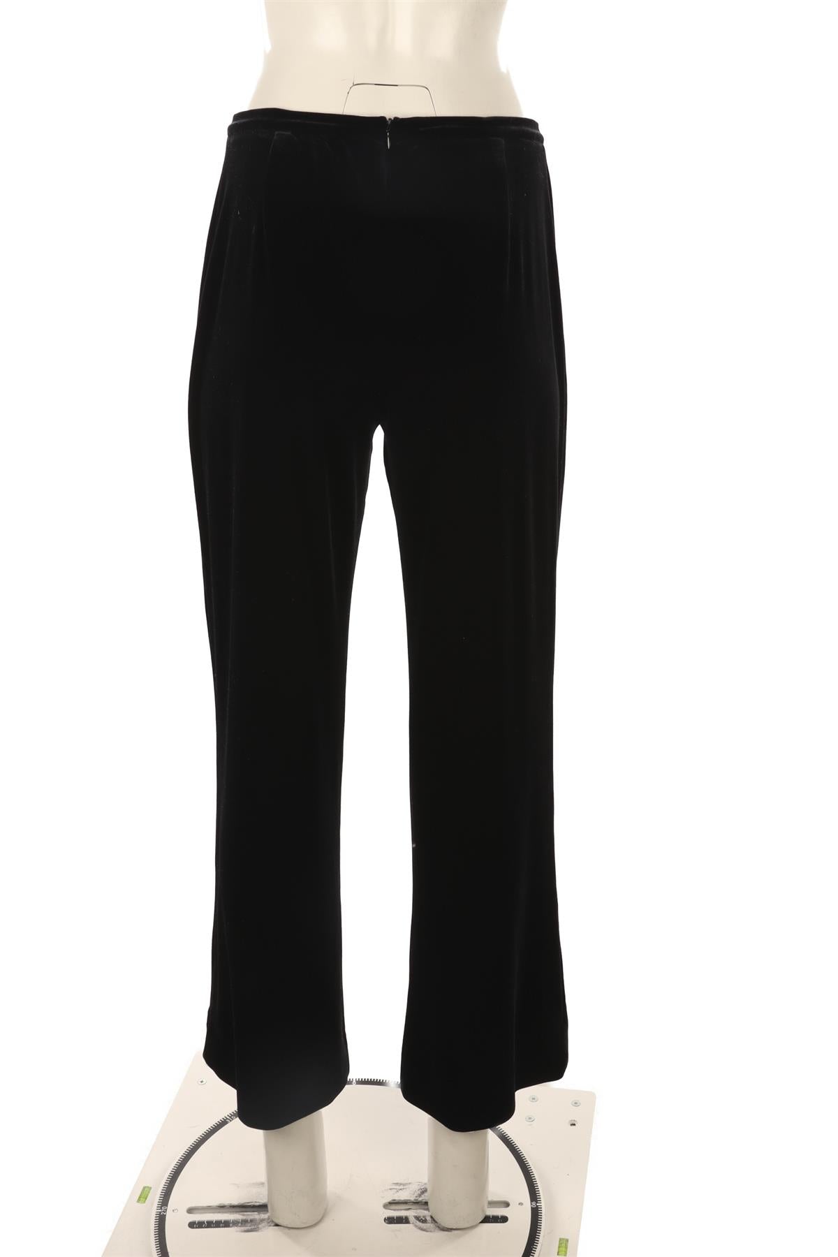 GIORGIO ARMANI NAVY VELVET STRAIGHT LEG PANTS IT 44 UK 12