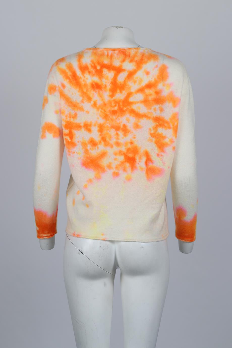 LOVE TANJANE TIE DYED CASHMERE SWEATER SMALL