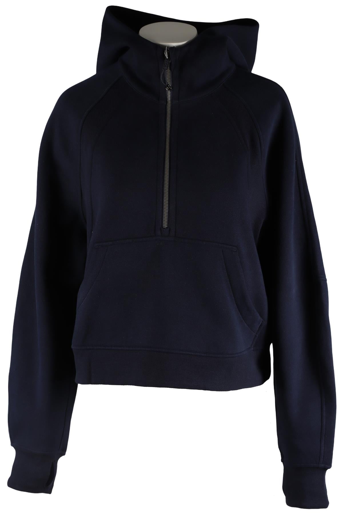 LULULEMON NAVY COTTON HOODIE MEDIUM/LARGE