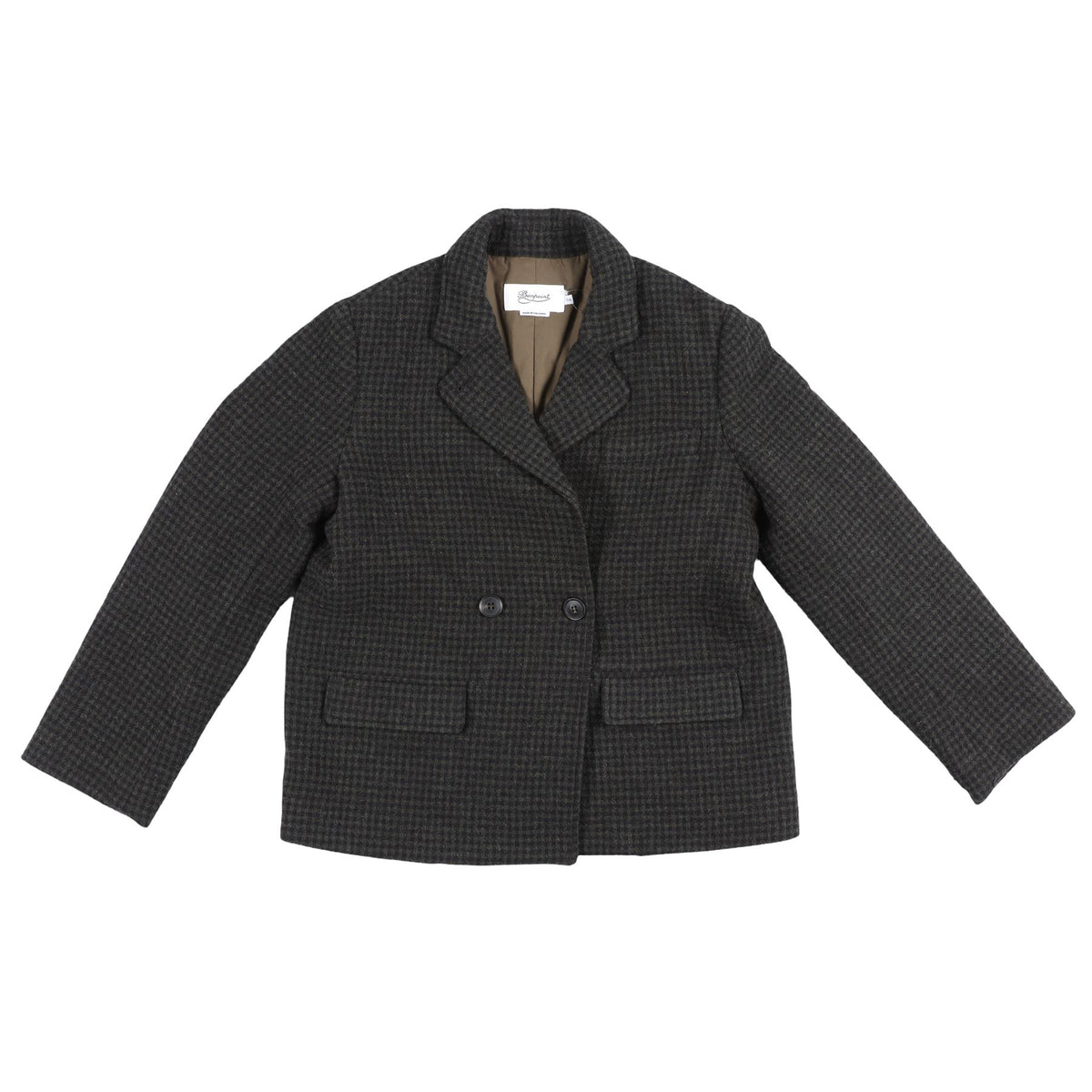 BONPOINT GREEN KIDS BOYS COAT 12 YEARS