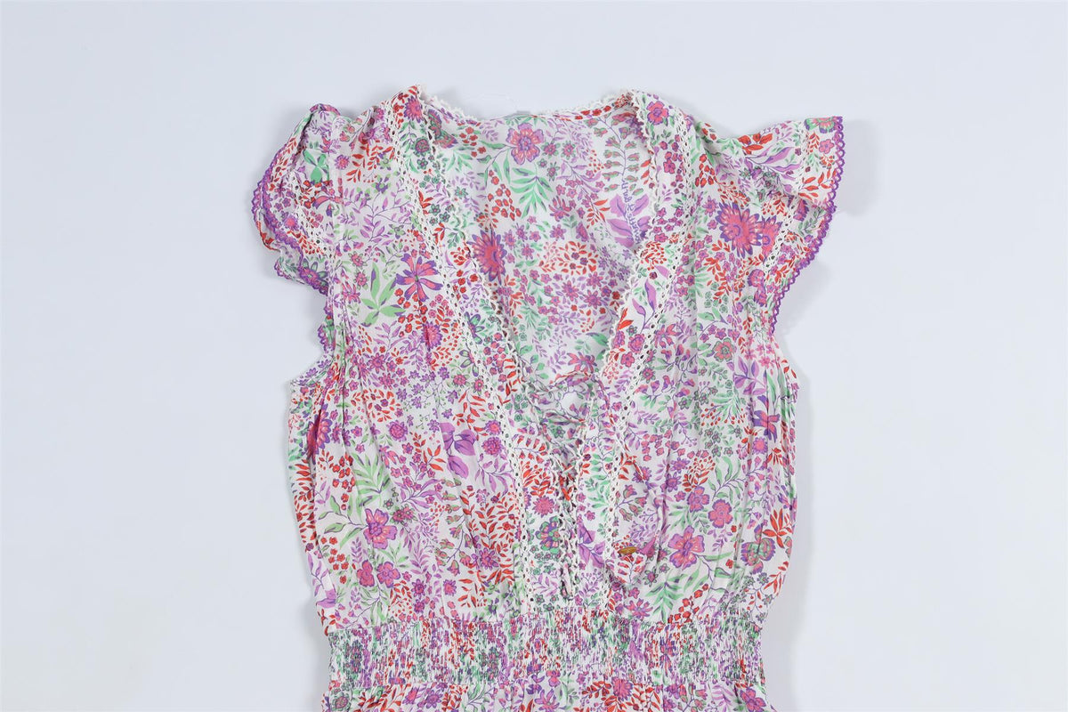 POUPETTE ST BARTH PURPLE KIDS GIRLS DRESS 12 YEARS