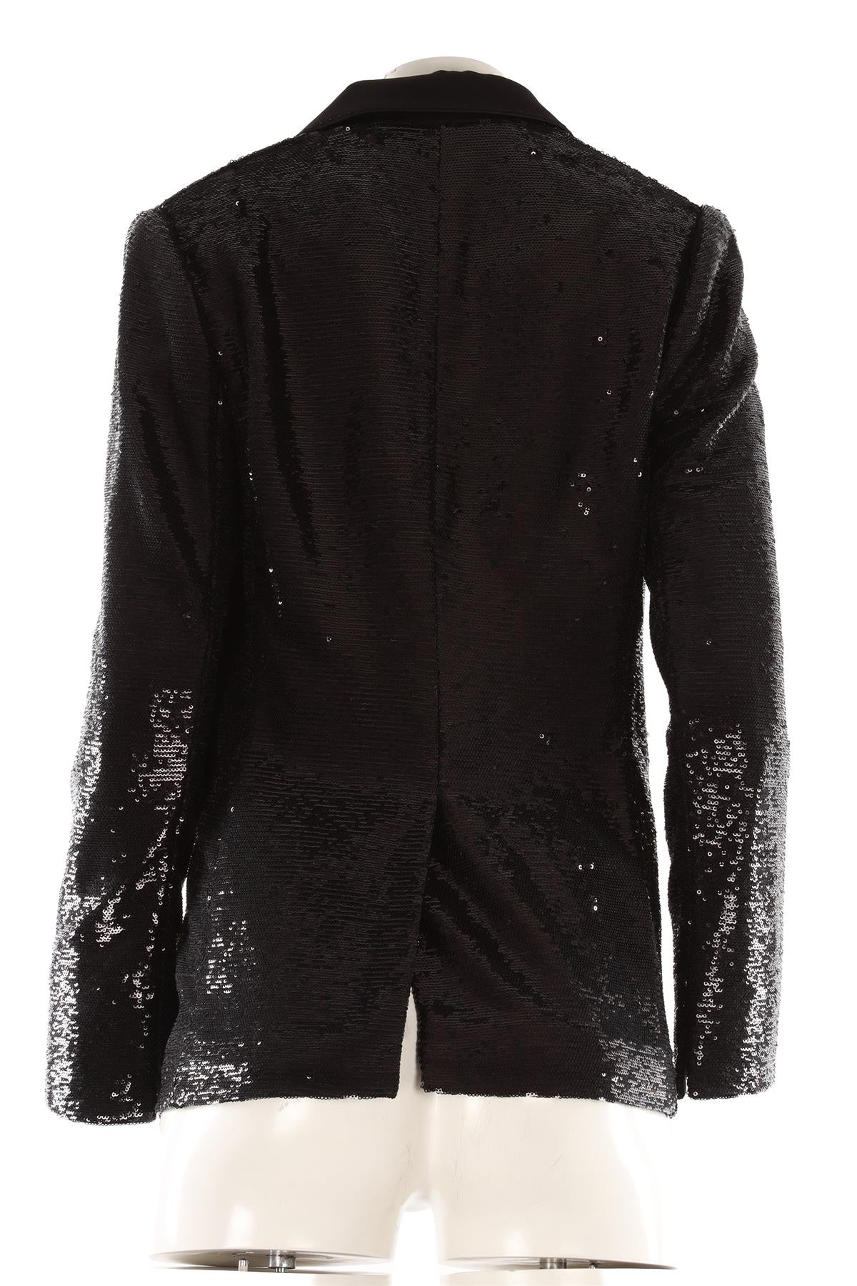 BLACK SEQUIN BLAZER