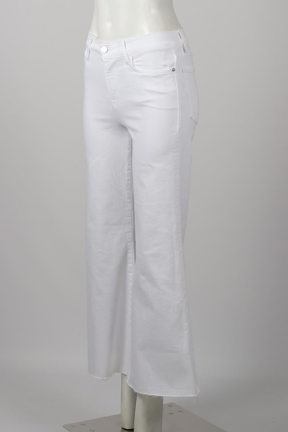 FRAME HIGH RISE WIDE LEG JEANS W26 UK 8