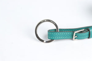 HERMÈS GREEN 2017 COLLIER DE CHIEN EPSOM LEATHER KEYCHAIN
