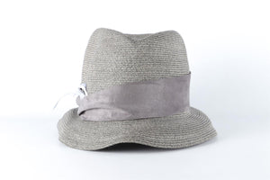 EUGENIA KIM GREY STRAW HAT ONE SIZE