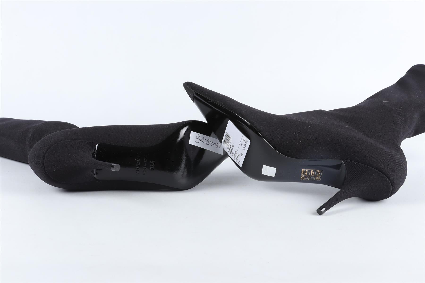 BALENCIAGA BLACK KNIFE ANKLE BOOTS EU 37.5 UK 4.5 US 7.5