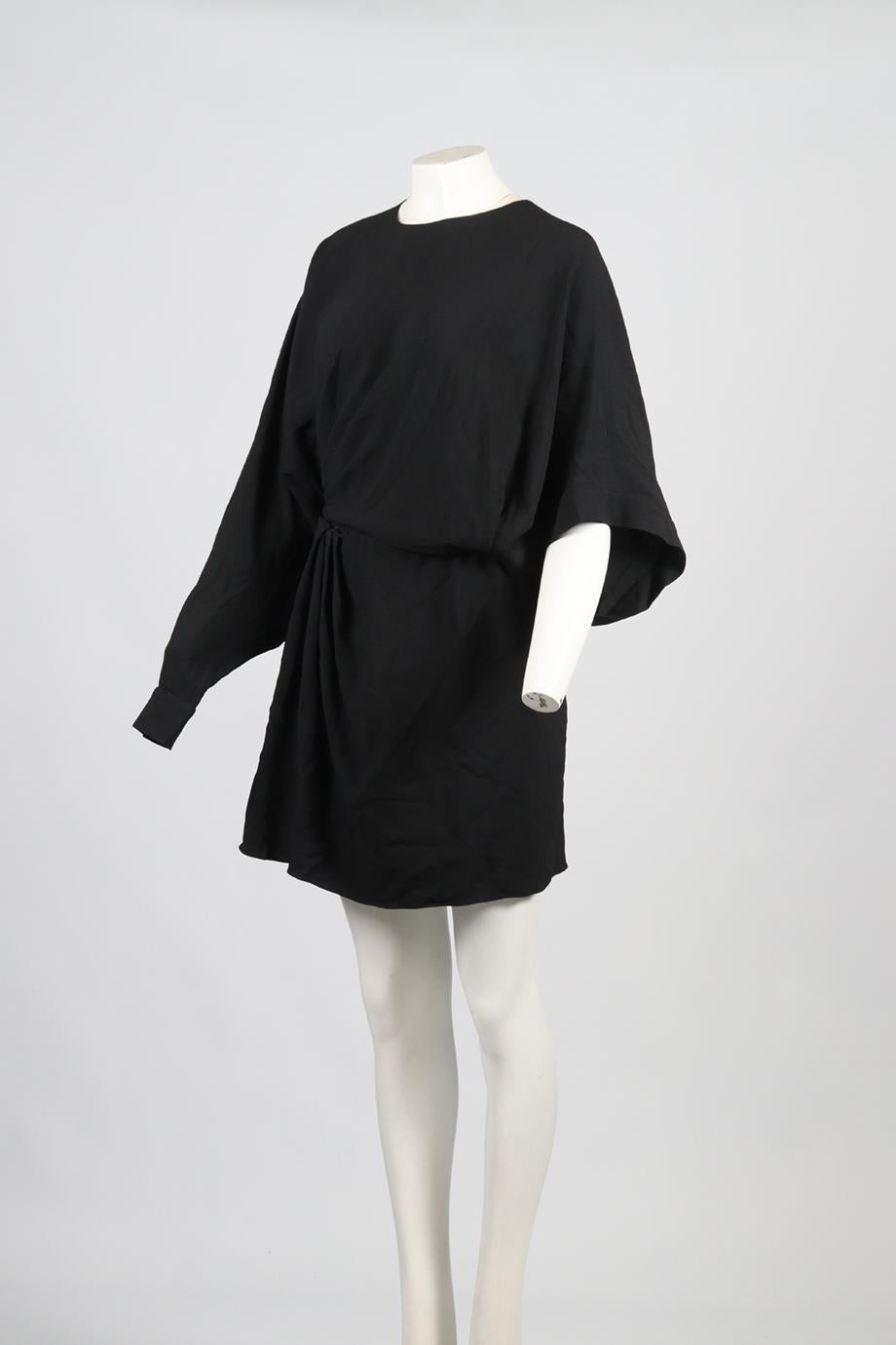 SAINT LAURENT CREPE MINI DRESS FR 40 UK 12