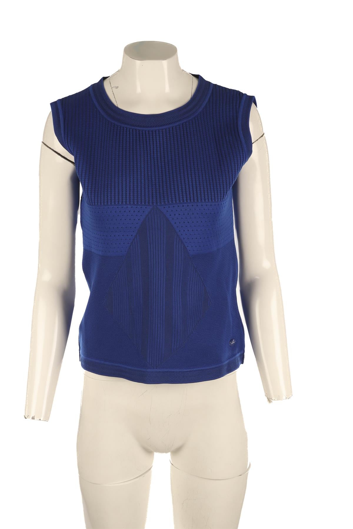 CHANEL BLUE 2013 COTTON TOP FR 42 UK 14
