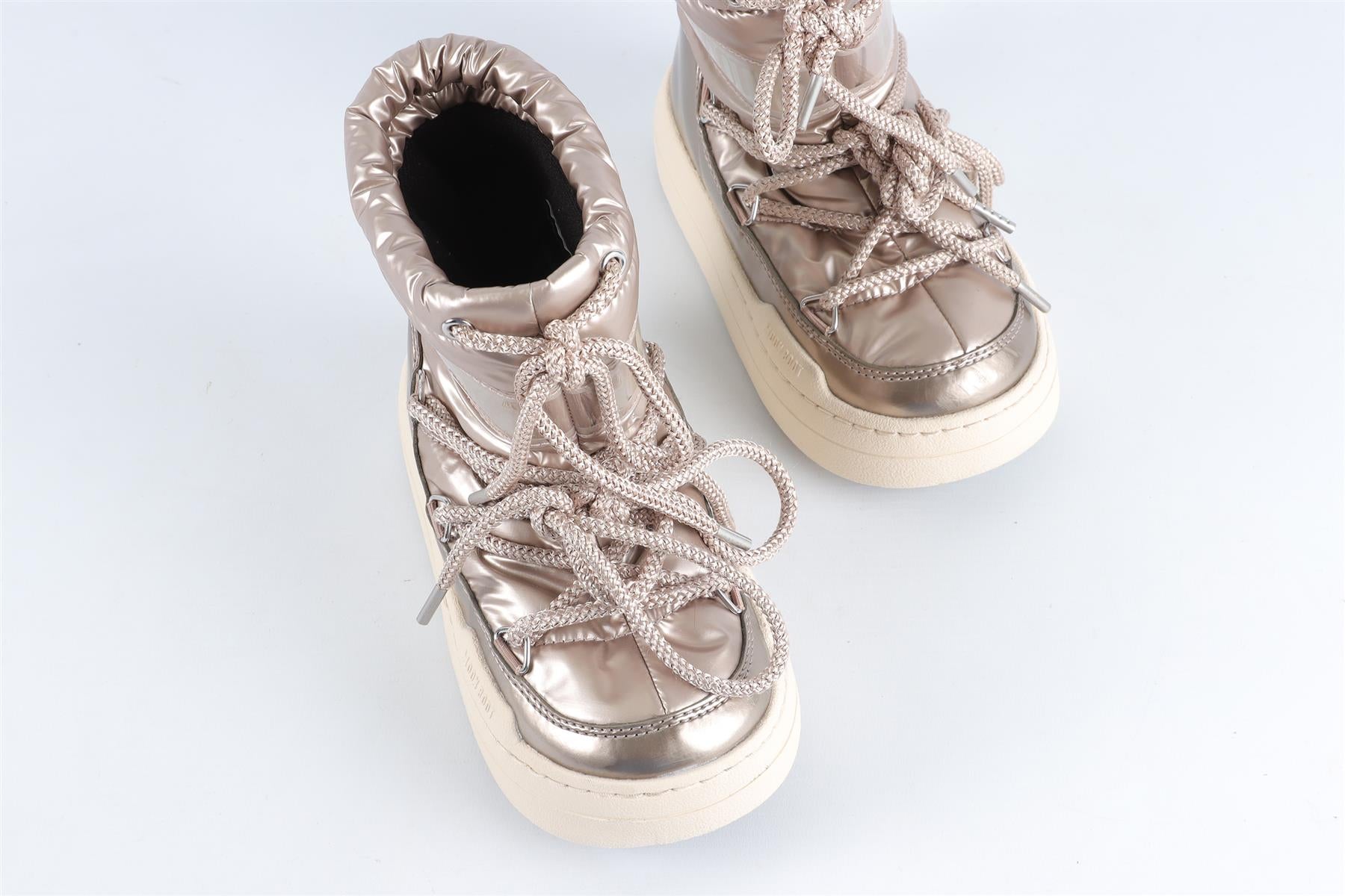 MOON BOOTS GIRLS METALLIC BOOTS EU 30 UK 11.5 US 12.5