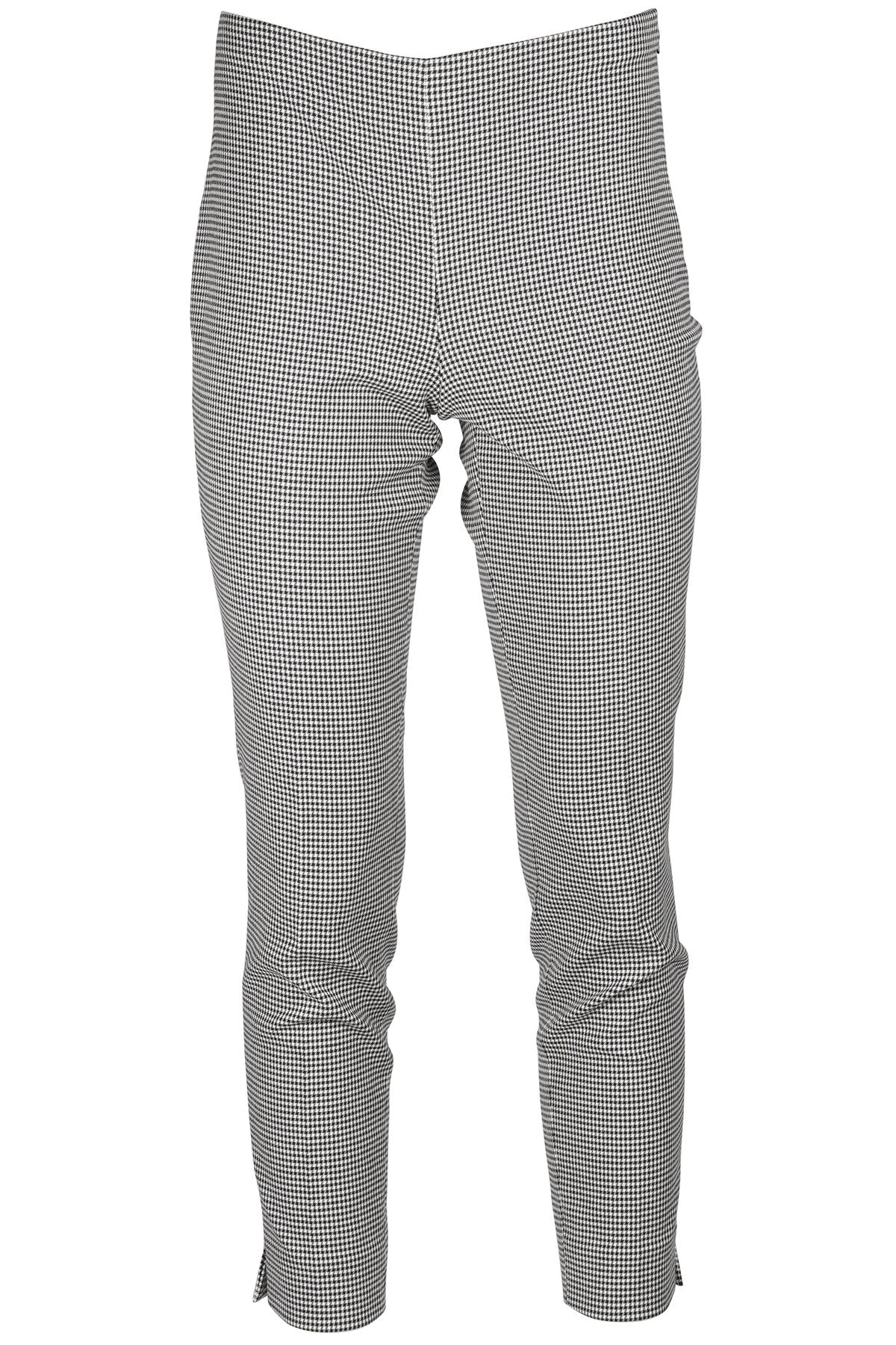POLO RALPH LAUREN BLACK COTTON STRAIGHT LEG PANTS US 4 UK 8