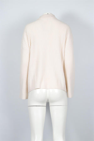 REFORMATION CREAM CASHMERE CARDIGAN XSMALL