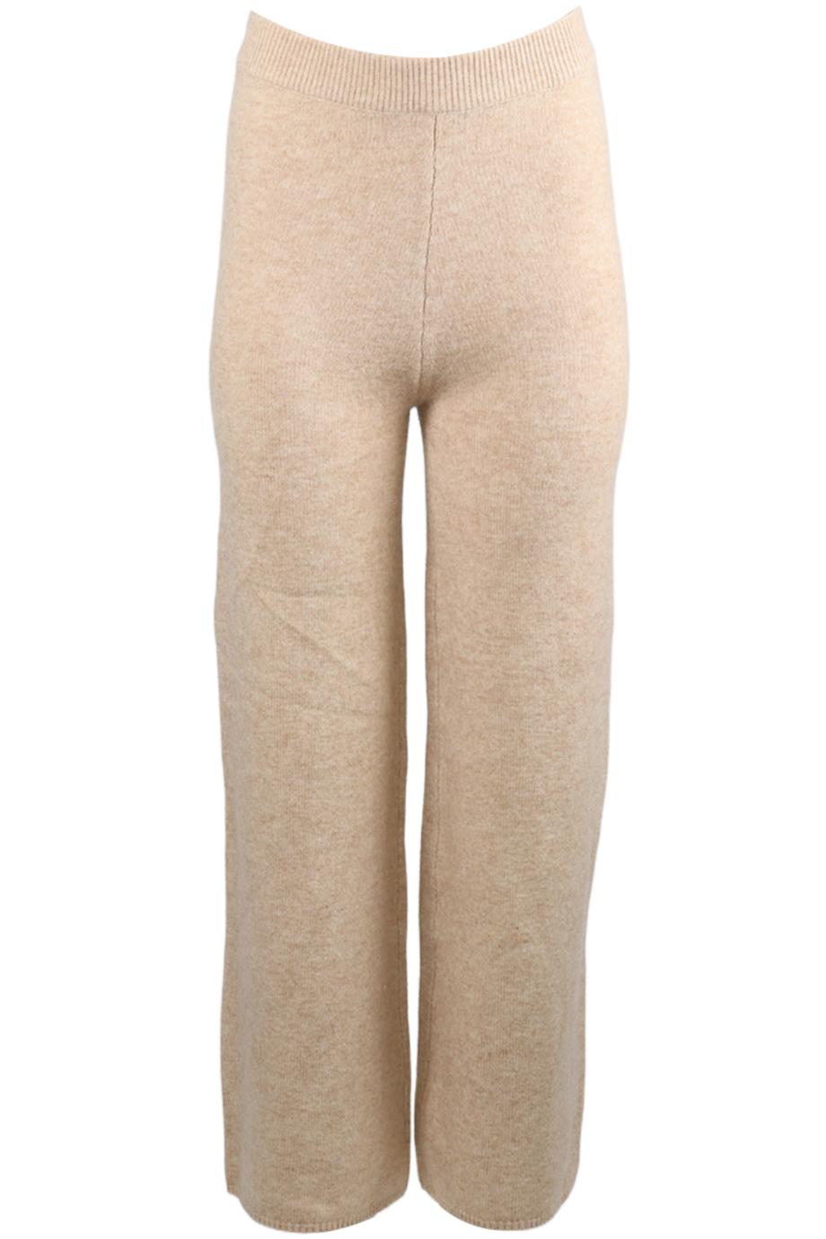 NSF WOOL BLEND WIDE LEG PANTS SMALL