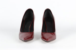 CELINE BURGUNDY LEATHER PUMPS EU 38.5 UK 5.5 US 8.5