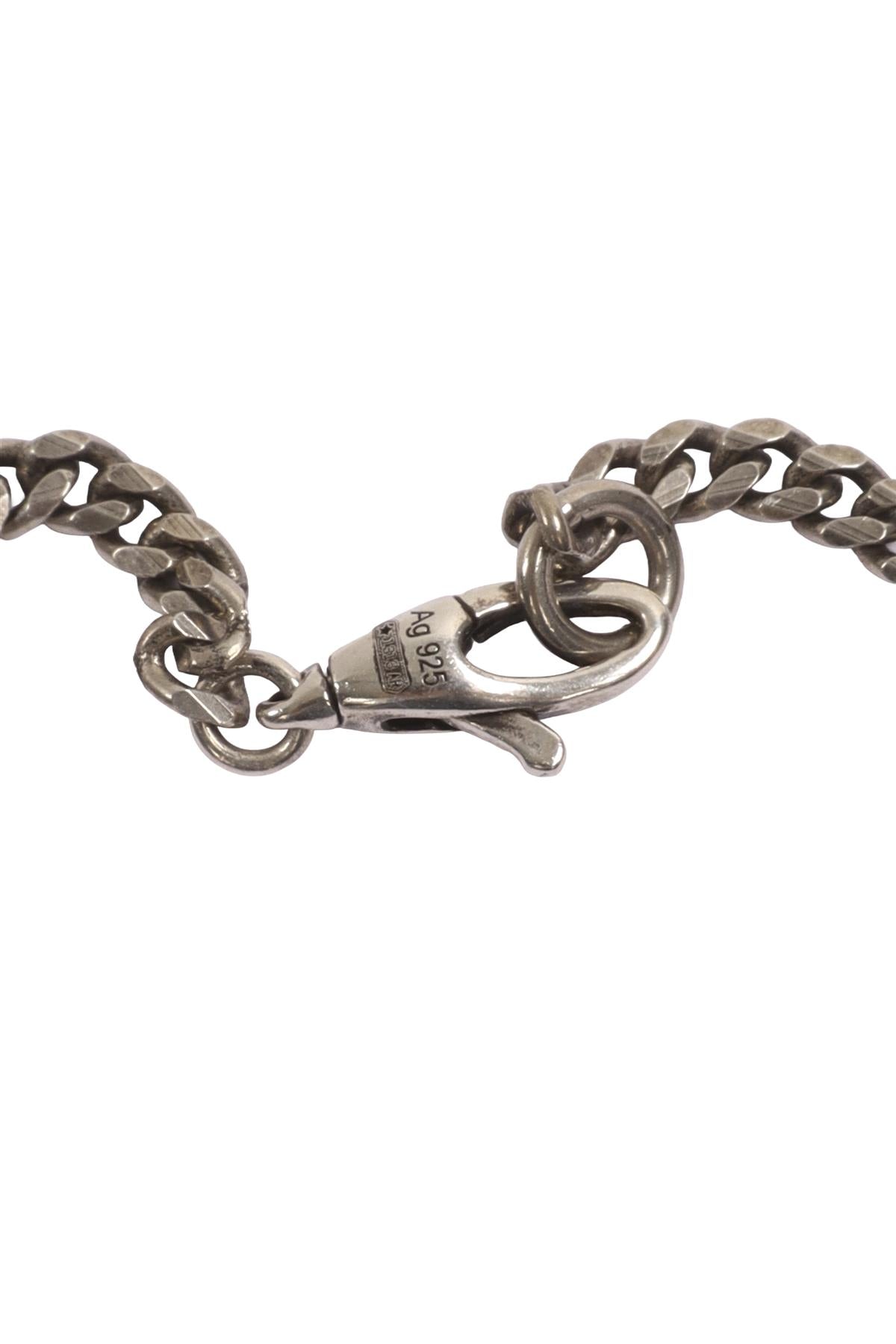 GUCCI SILVER GG STERLING SILVER CHAIN NECKLACE