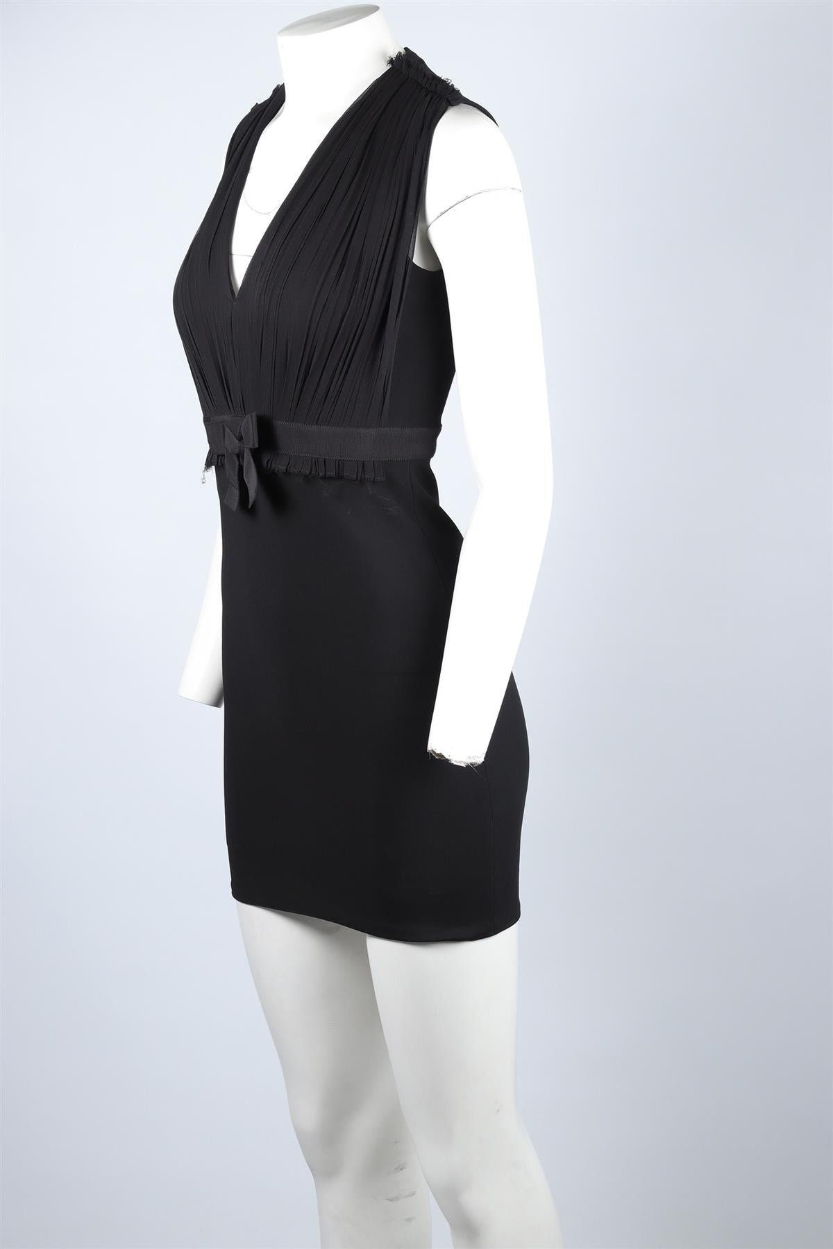 GUCCI BLACK KNIT MINI DRESS XSMALL