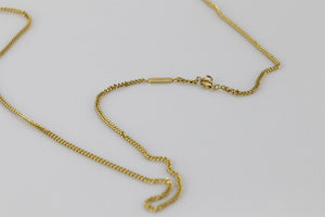 CHLOÉ GOLD AND SILVER PENDANT CHAIN NECKLACE