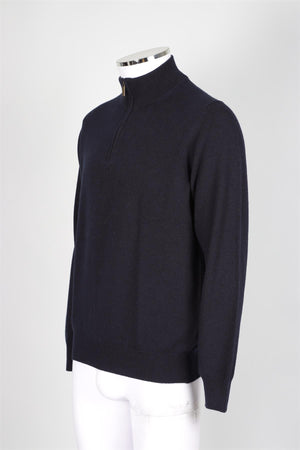 THOM SWEENEY NAVY MEN'S CASHMERE SWEATER MEDIUM