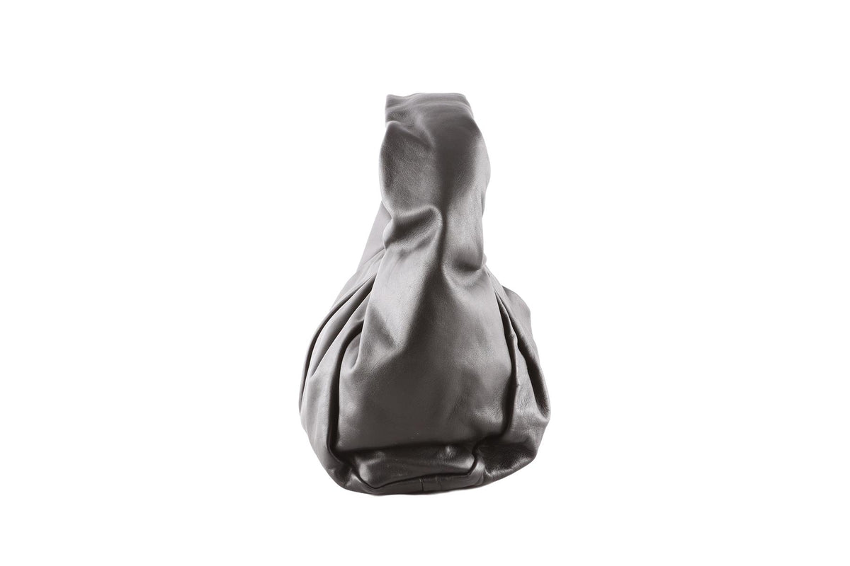 BOTTEGA VENETA BLACK LEATHER SHOULDER BAG