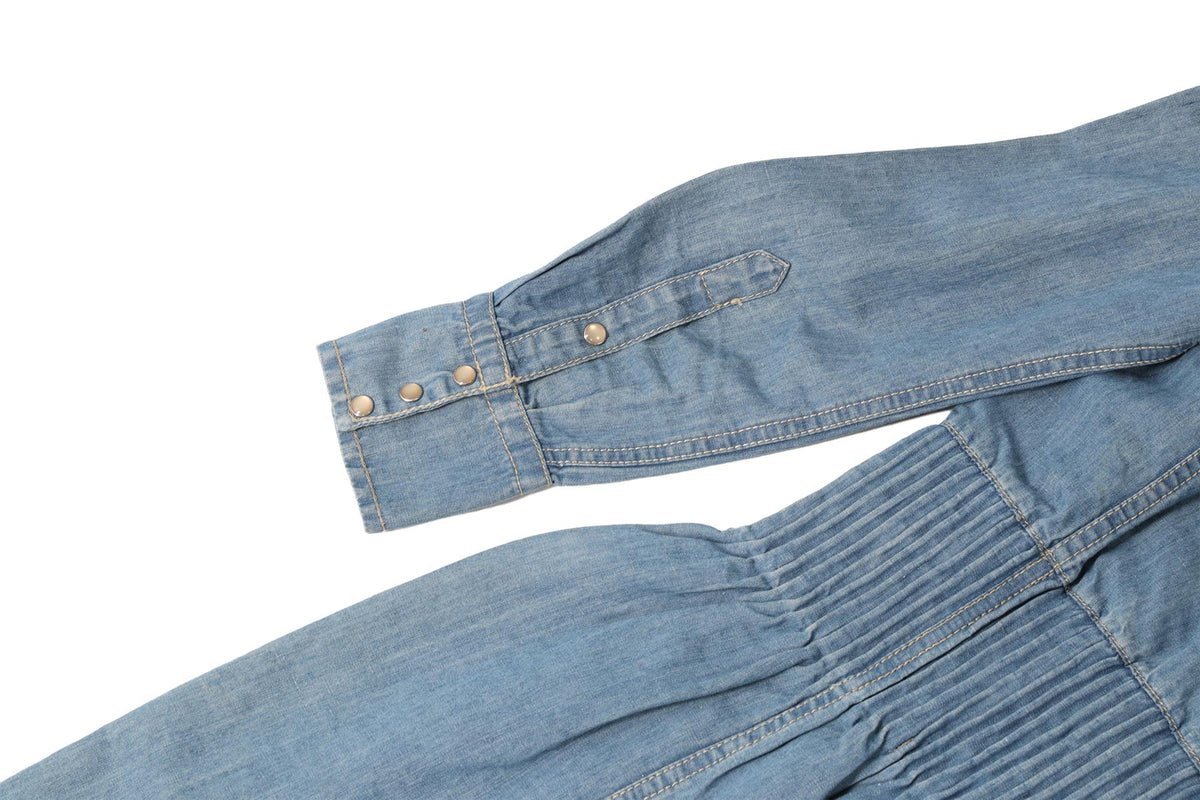 ISABEL MARANT ÉTOILE BLUE DENIM MINI DRESS FR 34 UK 6