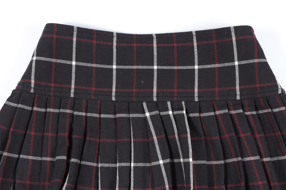 ISABEL MARANT ÉTOILE NAVY WOOL MINI SKIRT FR 36 UK 8