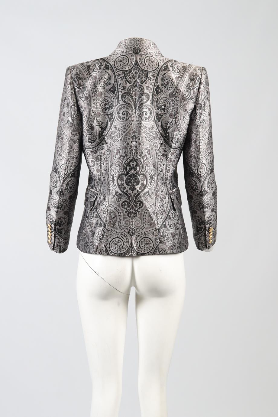 BALMAIN SATIN BLAZER FR 40 UK 12