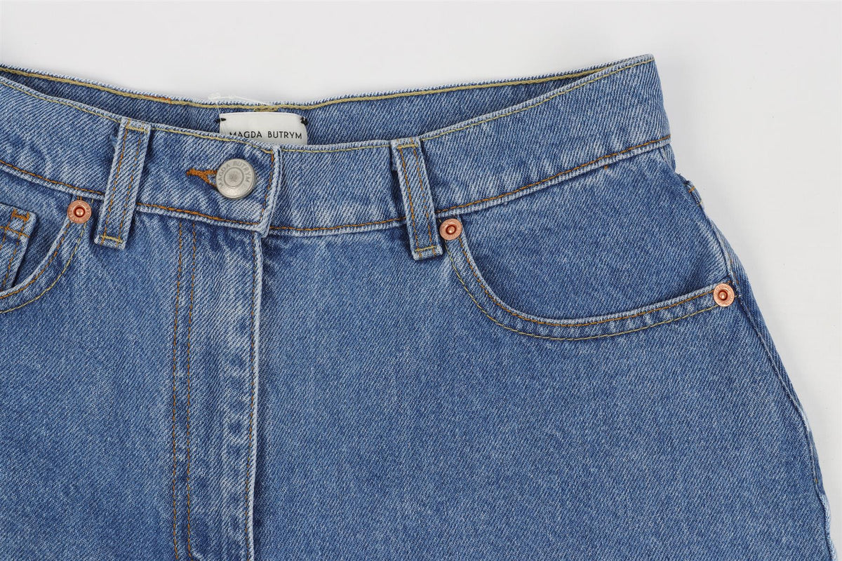 MAGDA BUTRYM BLUE DENIM SHORTS FR 38 UK 10