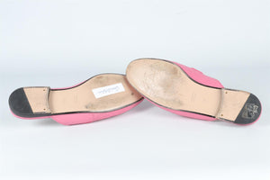 GUCCI PINK HORSEBIT LEATHER MULES EU 39 UK 6 US 9