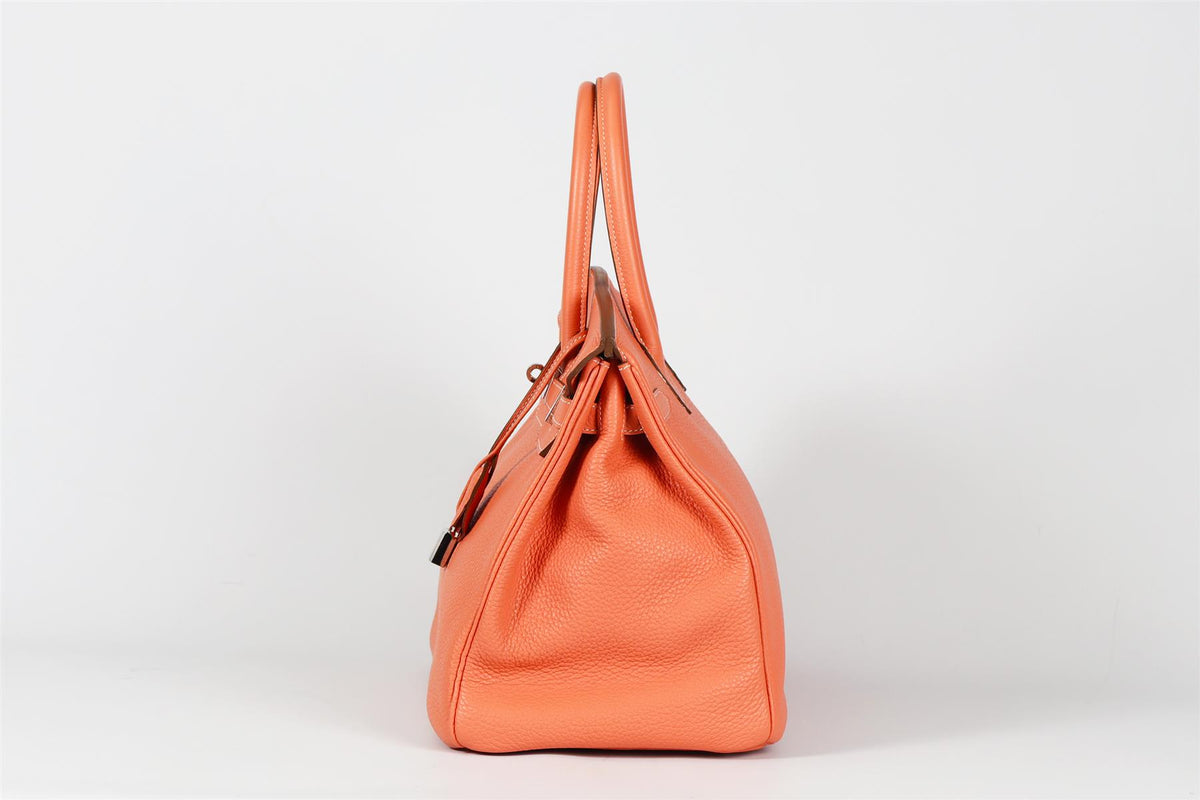 HERMÈS 2013 BIRKIN 35CM CLEMENCE LEATHER BAG