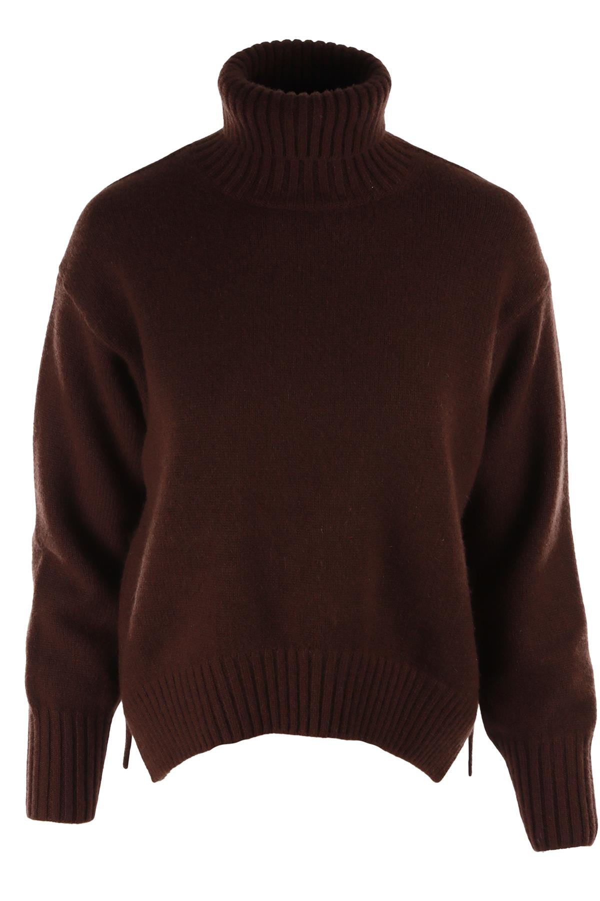 BROWN CASHMERE SWEATER