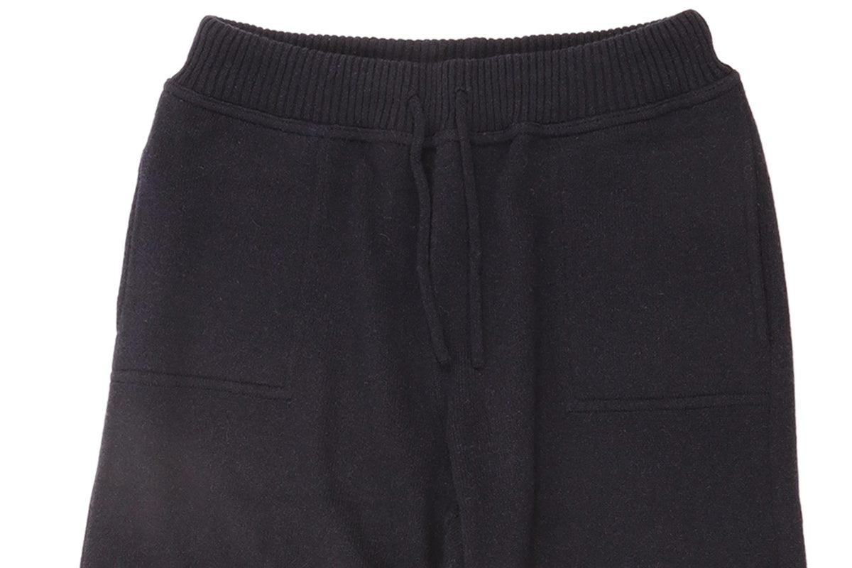 THOM SWEENEY NAVY MEN'S CASHMERE TRACK PANTS XLARGE