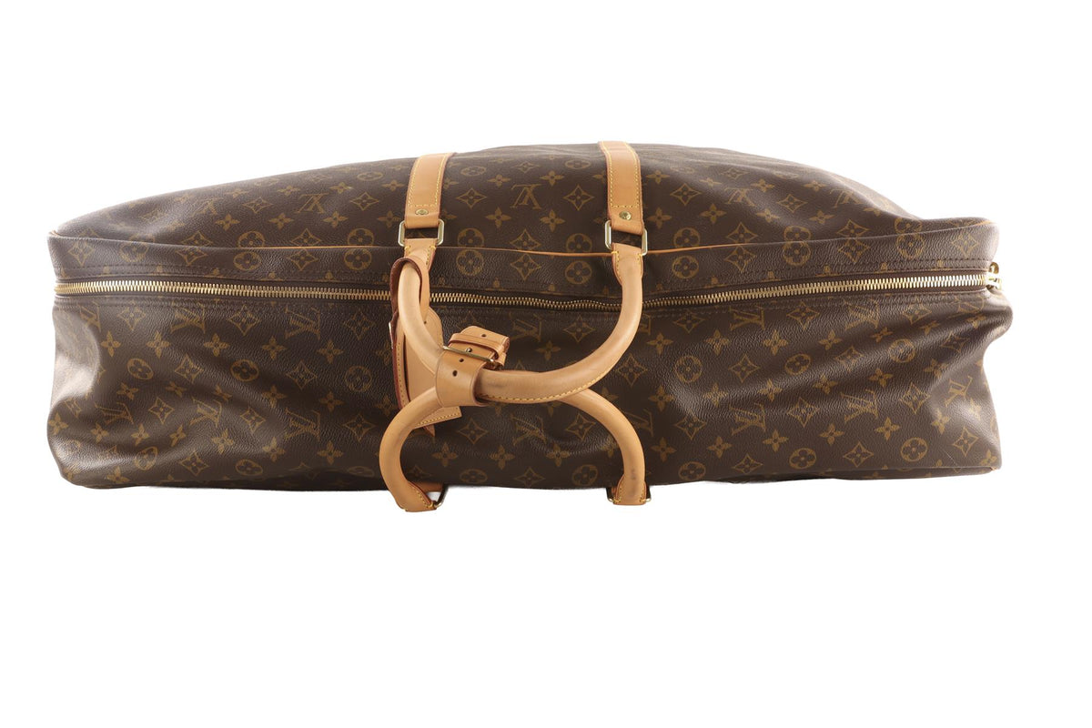 LOUIS VUITTON BROWN 2002 SIRIUS 70 MONOGRAM COATED CANVAS SUITCASE