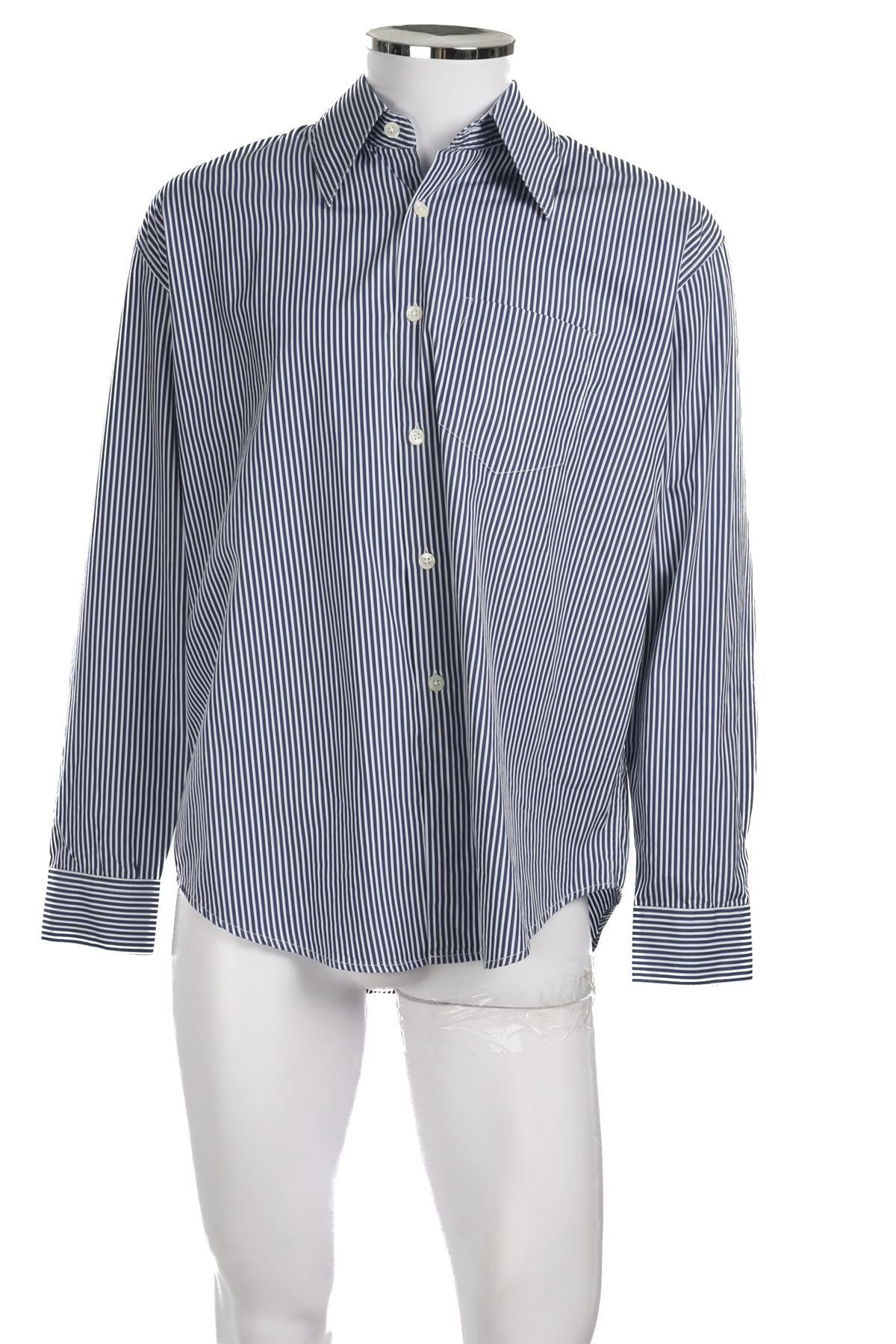 OUR LEGACY BLUE MENS COTTON SHIRT IT 46 UK 36