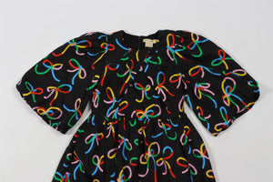STELLA MCCARTNEY BLACK KIDS GIRLS DRESS 6 YEARS