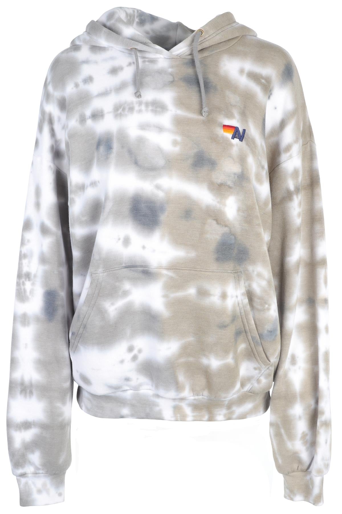 AVIATOR NATION GREEN COTTON HOODIE SMALL
