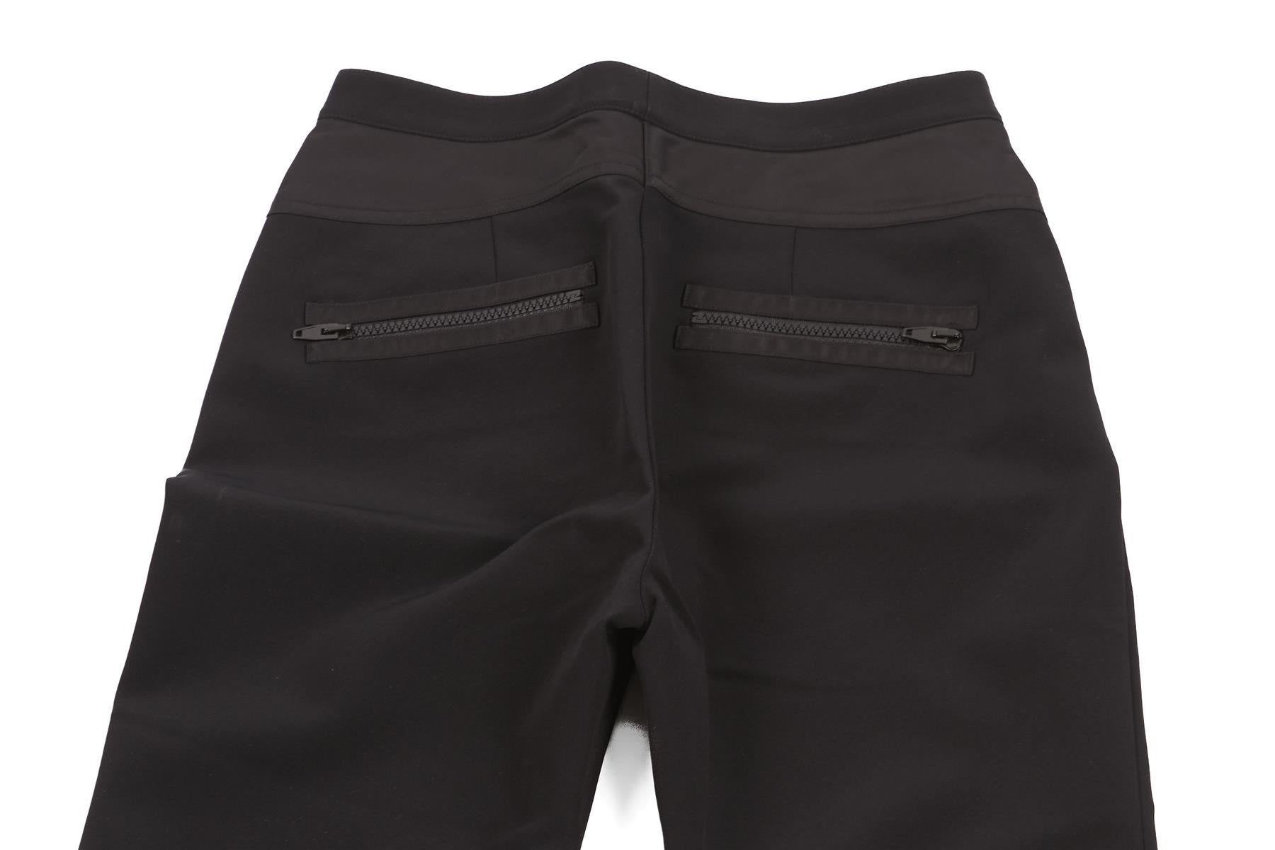 Alexander Wang Black Crepe Skinny Pants US 2 UK 6