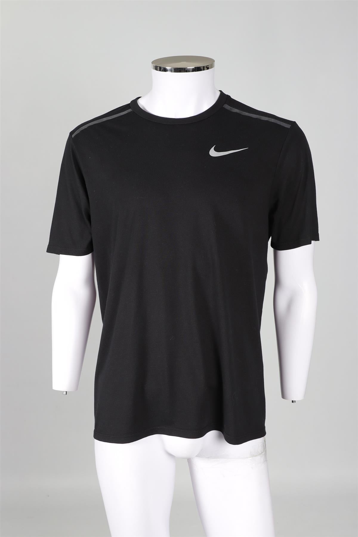 NIKE BLACK MEN'S COTTON T-SHIRT LARGE