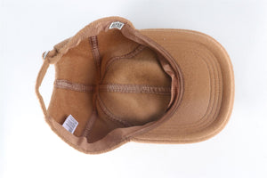 TOTEME BROWN CASHMERE BASEBALL CAP